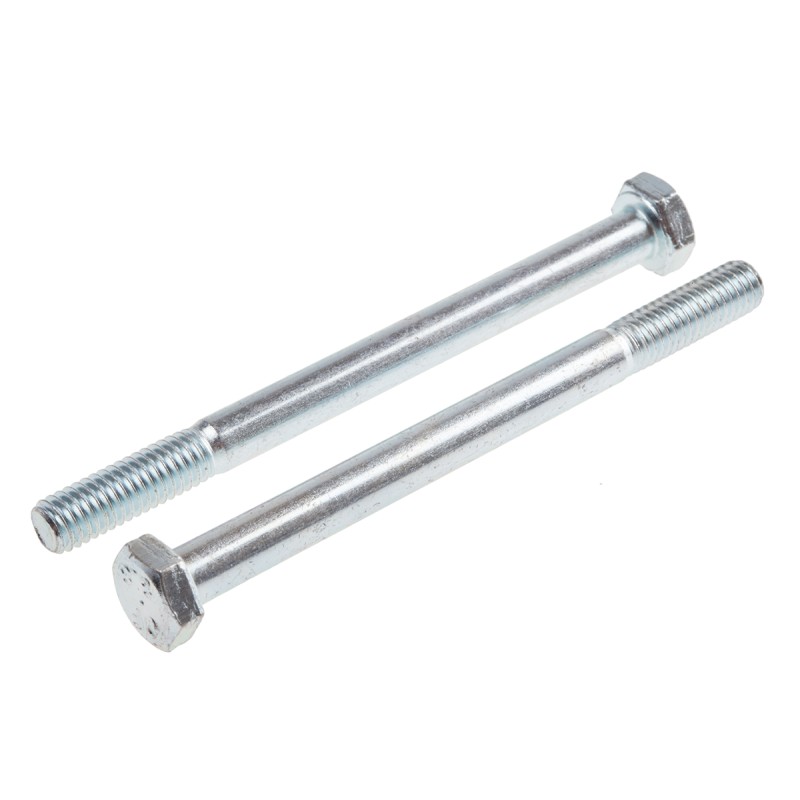 1 Bag of 50 - Bright Zinc Plated Steel, Hex Bolt, M6 x 75mm