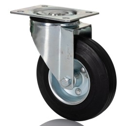 1 pcs - Tente Swivel Castor Wheel, 100kg Capacity, 125mm Wheel