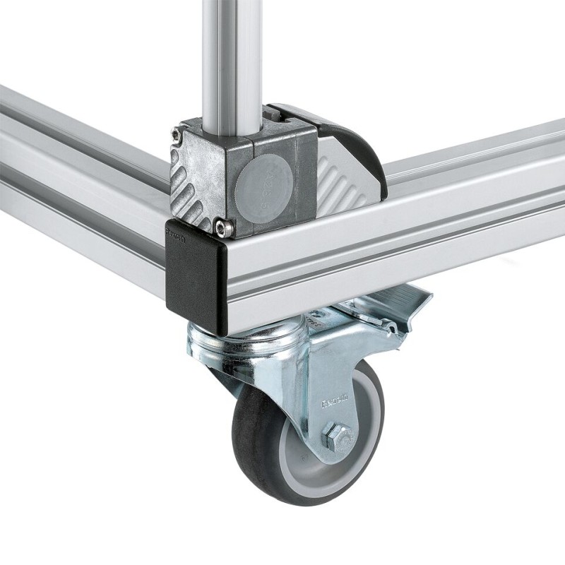 1 pcs - Bosch Rexroth Adapter Connecting Component, Strut Profile 8, 10, Groove Size 8 mm, 10 mm, Round Tube Size D28