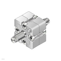 1 pcs - Bosch Rexroth M6, S12 End Connector Connecting Component, Strut Profile 40 mm, Groove Size 10mm