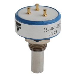 50 pcs - Vishay 5kΩ Rotary Potentiometer Continuous-Turns 1-Gang Panel Mount, 357B0502MAB251S22