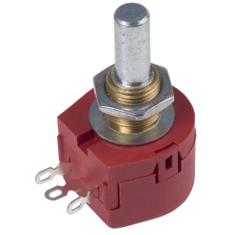 500 pcs - TE Connectivity 2.5kΩ Rotary Potentiometer 1-Gang Panel Mount, TW1252KA