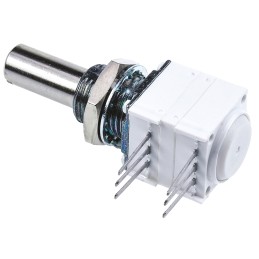 60 pcs - Vishay 1kΩ Rotary Potentiometer 2-Gang, Panel Mount (Through Hole), 14920F0GJSX13102KA