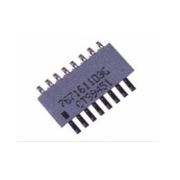 10 pcs - CTS, 766 4.7kΩ ±2% Isolated Resistor Array, 8 Resistors, 1.8W total, SOIC, Standard SMT