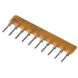 25 pcs - Bourns Bussed Resistor Network 4.7kΩ ±2% 9 Resistors, 1.25W Total, SIP package 4600X Through Hole