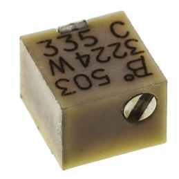 5 pcs - 50kΩ, SMD Trimmer Potentiometer 0.25W Top Adjust Bourns, 3224