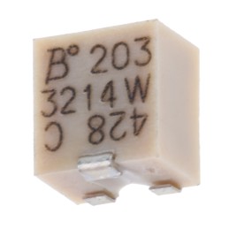 5 pcs - 20kΩ, SMD Trimmer Potentiometer 0.25W Top Adjust Bourns, 3214