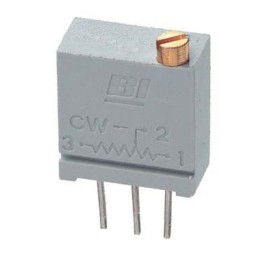 5 pcs - 20kΩ, Through Hole Trimmer Potentiometer 0.5W Top Adjust TT Electronics/BI, 67