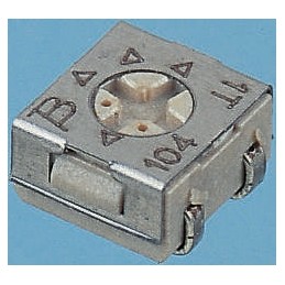 5 pcs - 50kΩ, SMD Trimmer Potentiometer 0.25W Top Adjust Bourns, 3314