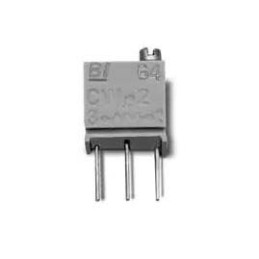 5 pcs - 1kΩ, Through Hole Trimmer Potentiometer 0.25 W @ 85 °C Top Adjust TT Electronics/BI, 64
