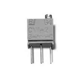 5 pcs - 1kΩ, Through Hole Trimmer Potentiometer 0.25 W @ 85 °C Side Adjust TT Electronics/BI, 64