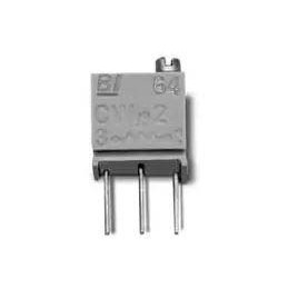 5 pcs - 100kΩ, Through Hole Trimmer Potentiometer 0.25 W @ 85 °C Top Adjust TT Electronics/BI, 64