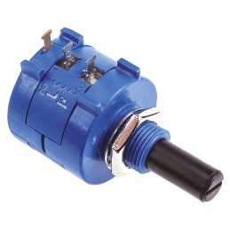 25 pcs - Bourns 20kΩ Rotary Potentiometer 10-Turns 1-Gang Panel Mount, 3590S-1-203L