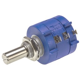 25 pcs - Bourns 500Ω Rotary Potentiometer 10-Turns 1-Gang Panel Mount, 3590S-2-501L