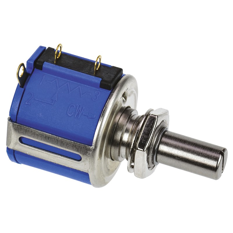 25 pcs - Bourns 500Ω Rotary Potentiometer 10-Turns 1-Gang Panel Mount, 3540S-1-501L