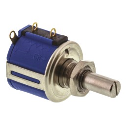 25 pcs - Bourns 2kΩ Rotary Potentiometer 10-Turns 1-Gang Panel Mount, 3540S-1-202L