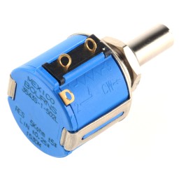 25 pcs - Bourns 5kΩ Rotary Potentiometer 1-Gang Panel Mount, 3543S-1-502L