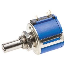 25 pcs - Bourns 5kΩ Rotary Potentiometer 10-Turns 1-Gang Panel Mount, 3540S-1-502L