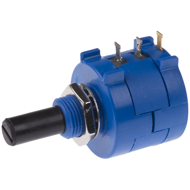 25 pcs - Bourns 1kΩ Rotary Potentiometer 10-Turns 1-Gang Panel Mount, 3590S-1-102L