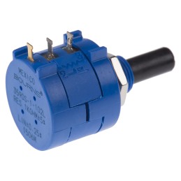 25 pcs - Bourns 1kΩ Rotary Potentiometer 10-Turns 1-Gang Panel Mount, 3590S-1-102L