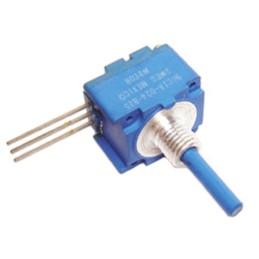 45 pcs - Bourns 100kΩ Rotary Potentiometer 1-Gang Panel Mount, 91A1A-B28-B20L