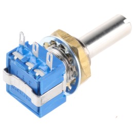 45 pcs - Bourns 500Ω Rotary Potentiometer 1-Gang Panel Mount, 53RAA-R25-A08L