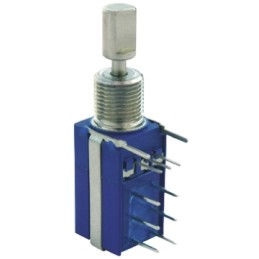 45 pcs - Bourns 5kΩ Rotary Potentiometer 1-Gang Panel Mount, 54AAD-C28-B13/P50L