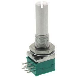 80 pcs - Alps Alpine 10kΩ Rotary Carbon Film Potentiometer, Panel Mount (Through Hole), RK09712200JB