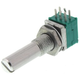 80 pcs - Alps Alpine 10kΩ Rotary Carbon Film Potentiometer, Panel Mount (Through Hole), RK09712200JB