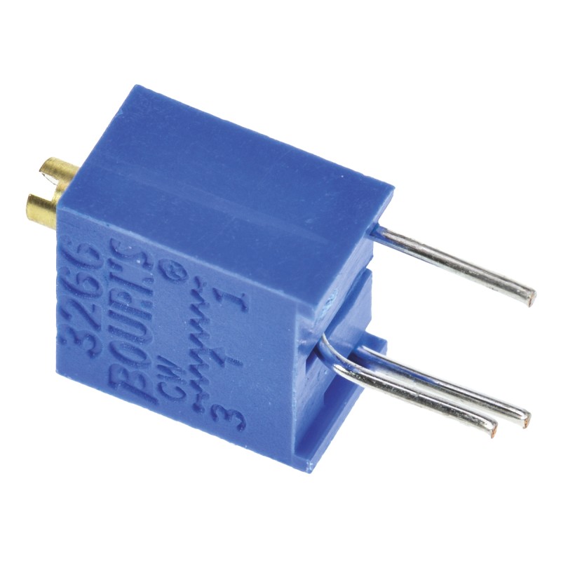 50 pcs - 100Ω, Through Hole Trimmer Potentiometer 0.25W Top Adjust Bourns, 3266