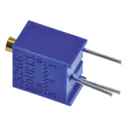 50 pcs - 1kΩ, Through Hole Trimmer Potentiometer 0.25W Top Adjust Bourns, 3266