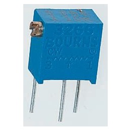 50 pcs - 2kΩ, Through Hole Trimmer Potentiometer 0.25W Side Adjust Bourns, 3266