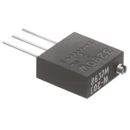 50 pcs - 5kΩ, Through Hole Trimmer Potentiometer 1W Top Adjust Bourns, 3290