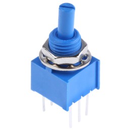 50 pcs - Bourns 10kΩ Rotary Potentiometer 2-Gang, Panel Mount (Through Hole), 3310H-003-103L