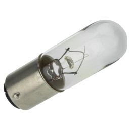 5 pcs - RS PRO BA15d Indicator Light, Clear, 24 - 30 V, 250 mA, 3000h