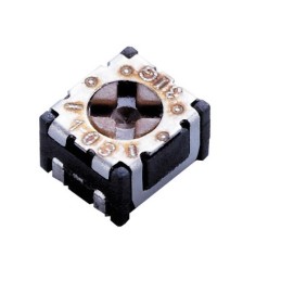 2 pcs - SMD Trimmer Potentiometer 0.1W Top Adjust NIDEC COPAL ELECTRONICS GMBH