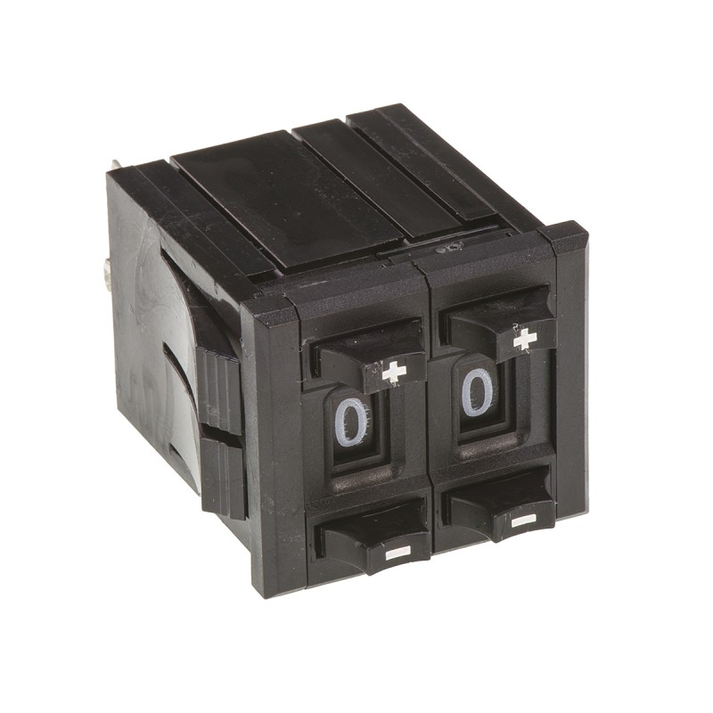 10 pcs - Bourns 1kΩ Digital Display Precision Potentiometer 2-Gang Panel Mount, 3682S-1-102L