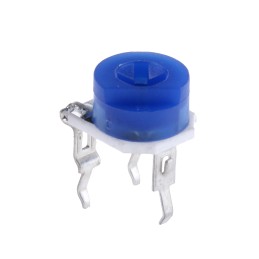 10 pcs - 10kΩ, Through Hole Trimmer Potentiometer 0.2W Top Adjust Bourns, 3306