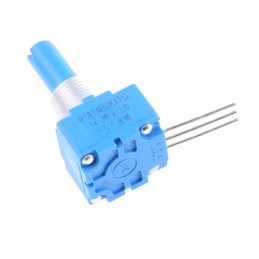 25 pcs - Bourns 1kΩ Rotary Potentiometer 1-Gang Panel Mount, 91A1A-B28-A10L