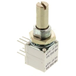10 pcs - Vishay 1kΩ Rotary Potentiometer 1-Gang, Panel Mount (Through Hole), 14820F0GJSX13102KA