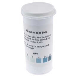1 Tube of 50 - Single Parameter(s) Peroxide Test Strips, max. measurement 100ppm - 50 strips