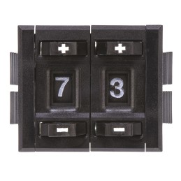 5 pcs - Bourns 5kΩ Digital Display Precision Potentiometer 10-Turns 2-Gang Panel Mount, 3682S-1-502L