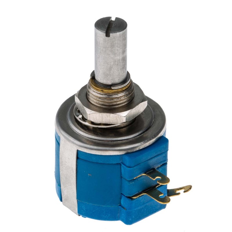 10 pcs - RS PRO 1kΩ Rotary Potentiometer 10-Turns 1-Gang Panel Mount