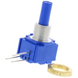 25 pcs - Bourns 1kΩ Rotary Potentiometer 1-Gang, Panel Mount (Through Hole), 93R1A-R22-A10L