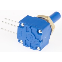 25 pcs - Bourns 100Ω Rotary Potentiometer 1-Gang, Panel Mount (Through Hole), 93R1A-R22-A05L