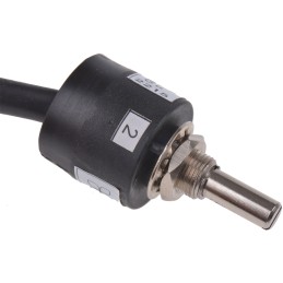 10 pcs - RS PRO 5kΩ Rotary Potentiometer 1-Gang Panel Mount