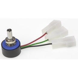 10 pcs - Vishay 5kΩ Rotary Potentiometer Continuous-Turns 1-Gang Panel Mount, 357B0502MXB054506