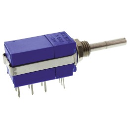 1 pcs - Bourns 5kΩ Rotary Potentiometer 1-Gang Panel Mount, 54CAD-E28-B13/P50L