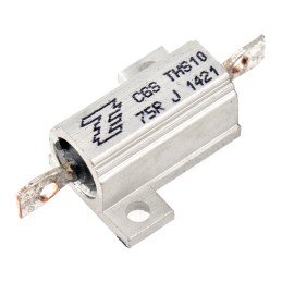 1 pcs - TE Connectivity, 75Ω 10W Wire Wound Chassis Mount Resistor THS1075RJ ±5%