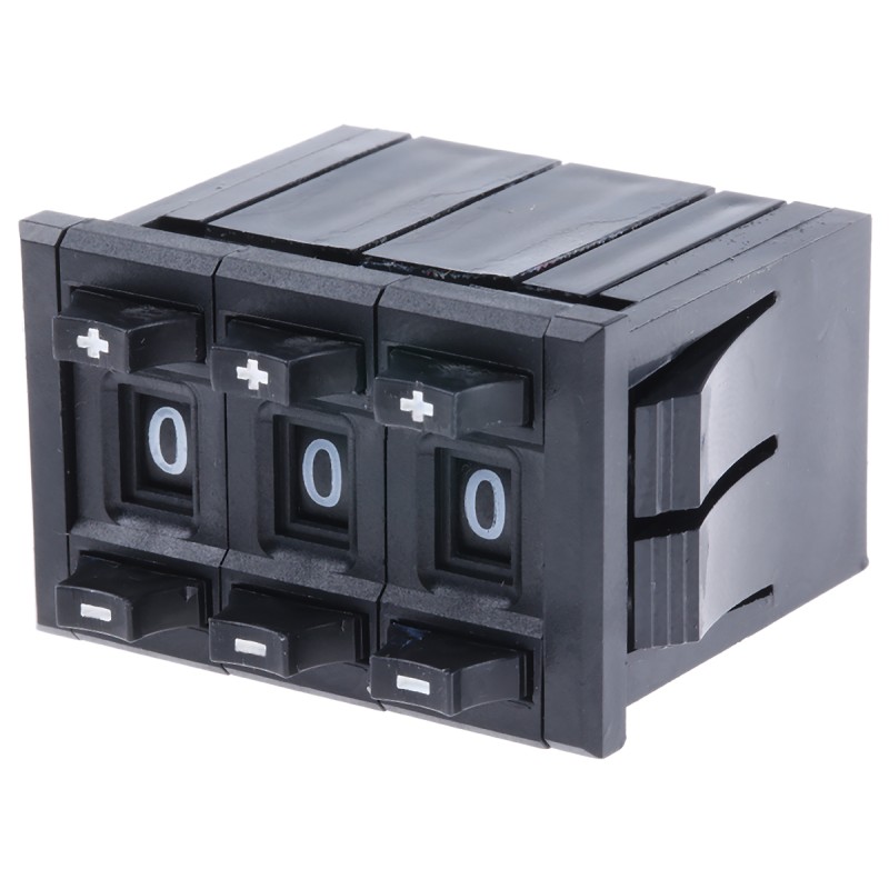 5 pcs - Bourns 1MΩ Digital Display Precision Potentiometer 10-Turns 2-Gang Panel Mount, 3683S-1-105L